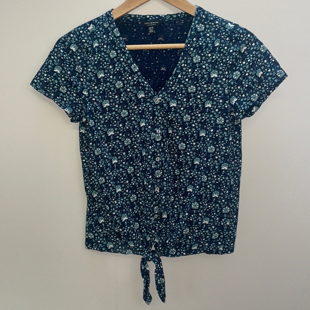 Lucky Brand Floral Blouse